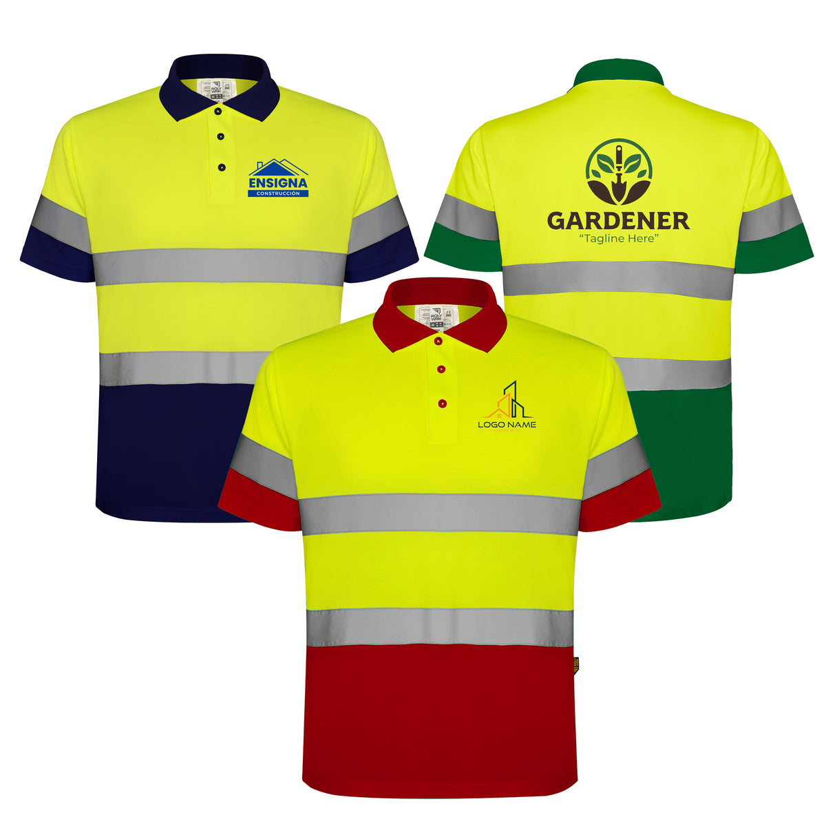 POLO HAUTE VISIBILITÉ PERSONNALISÉ