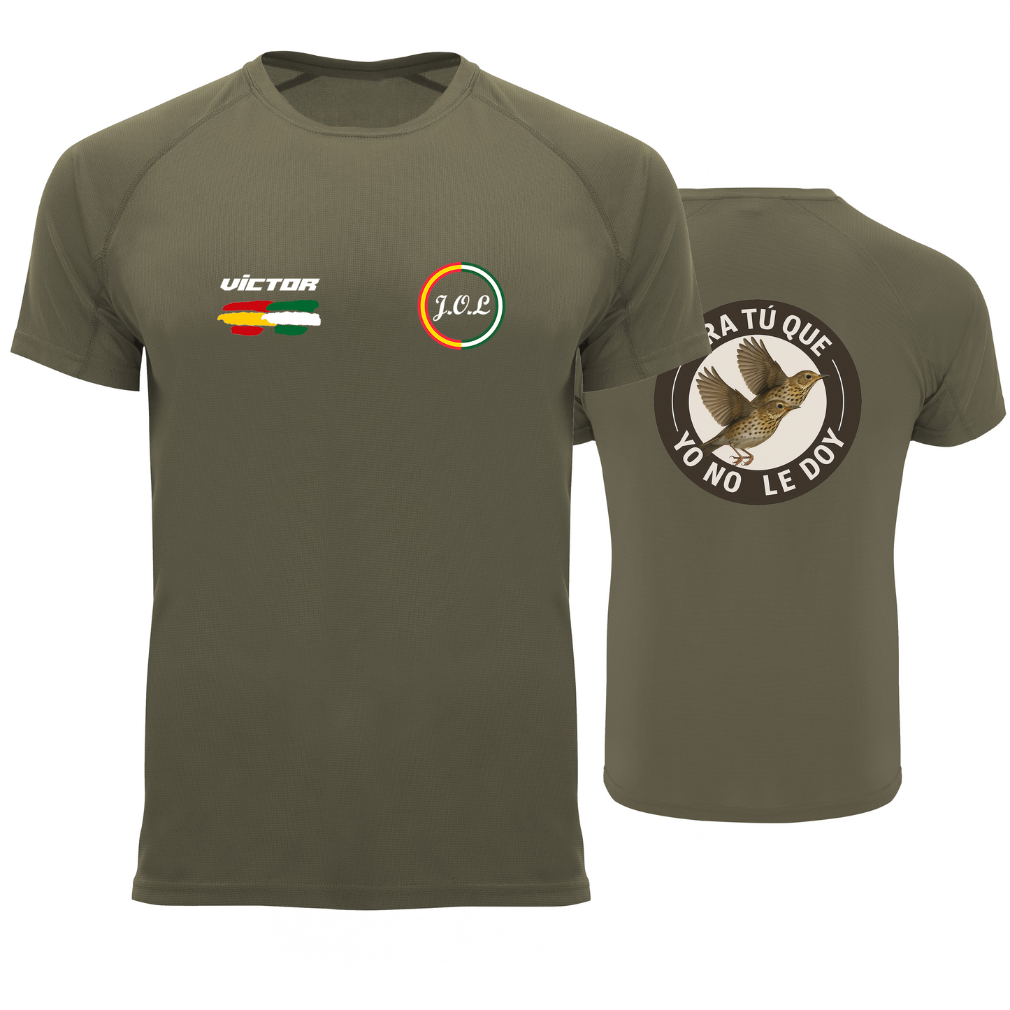 Camiseta de Caza y Pesca Deportiva Personalizada