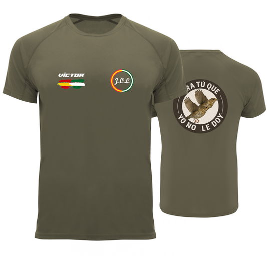 Camiseta de Caza y Pesca Deportiva Personalizada