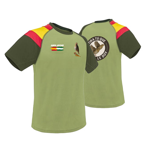 CAMISETA DE CAZA Y PESCA ESPAÑA PERSONALIZADA