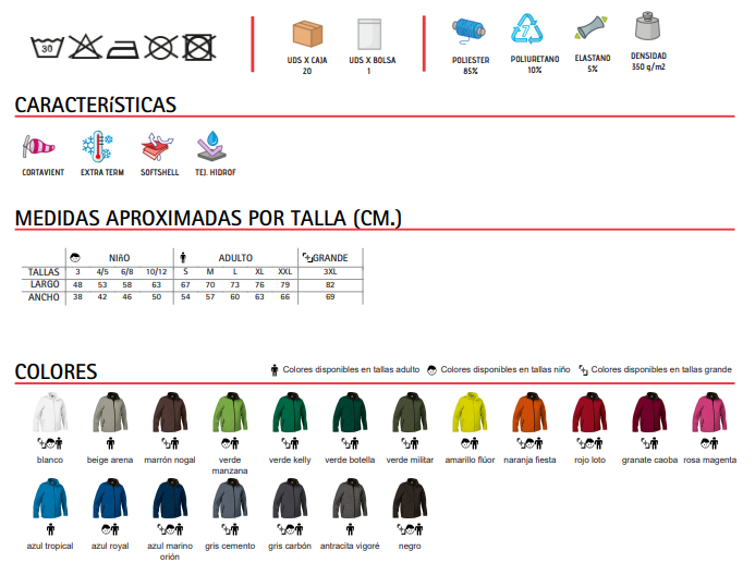 Chaqueta  Softshell Personalizada