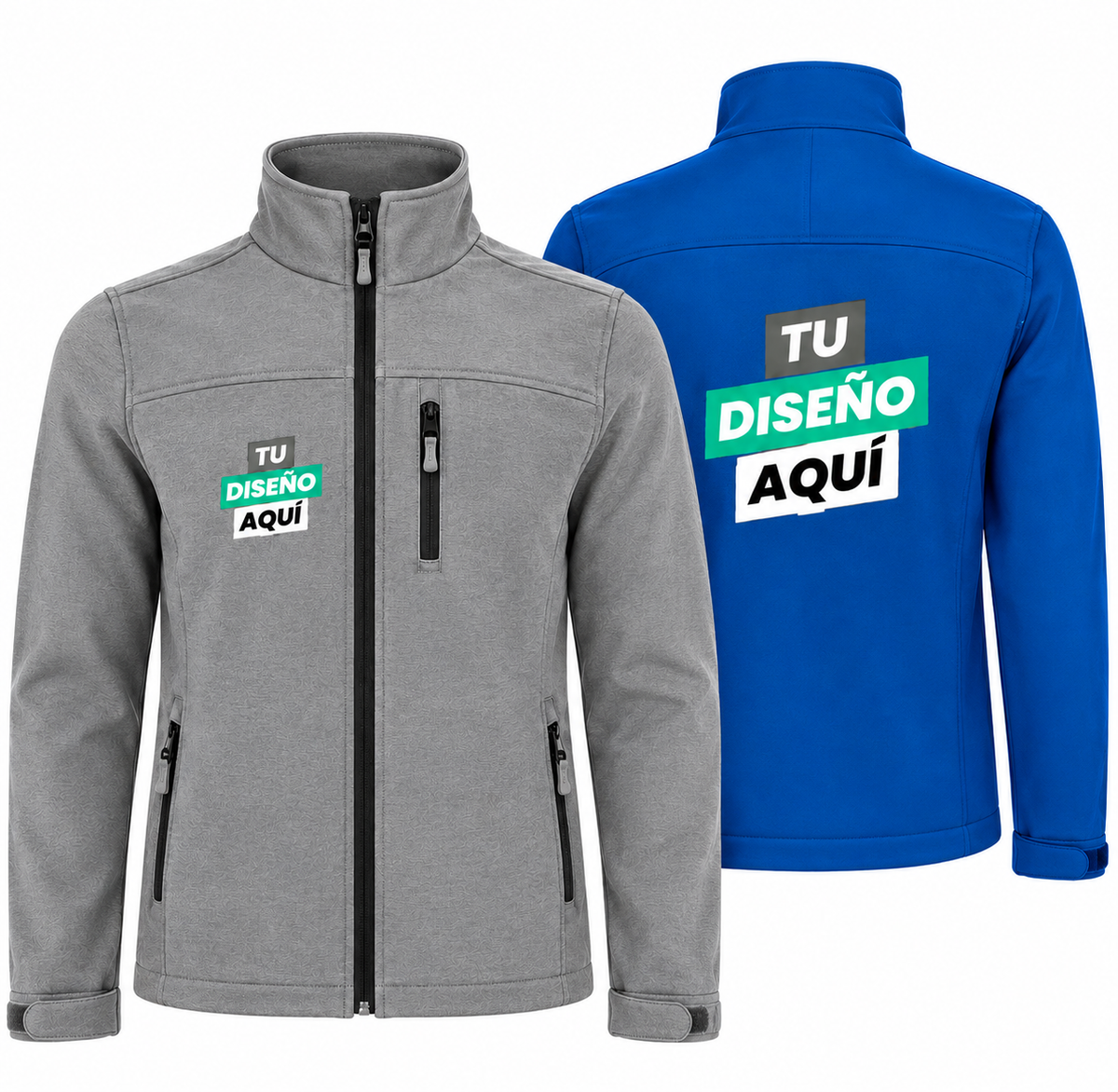 LOS 10 INDIVIDUELL BEDRUCKTEN SOFTSHELL-JACKEN