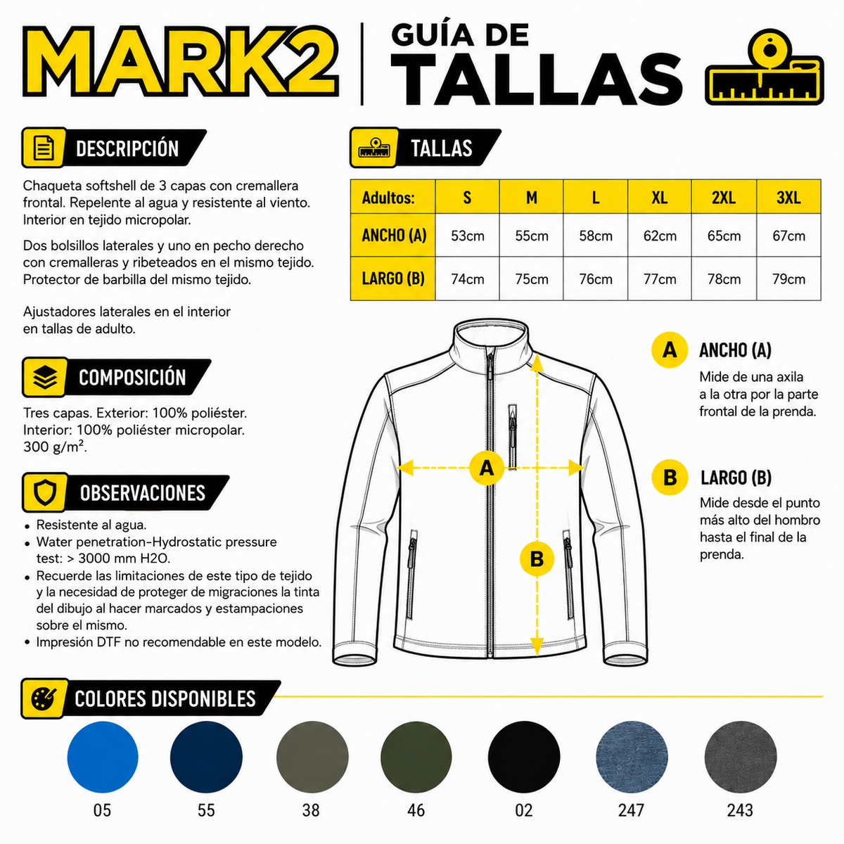 LOS 10 INDIVIDUELL BEDRUCKTEN SOFTSHELL-JACKEN