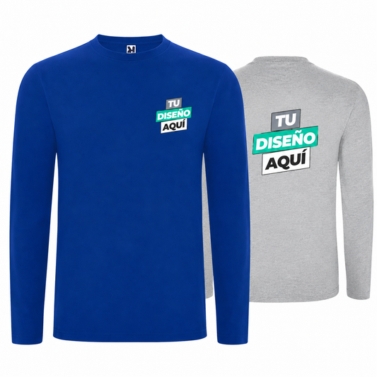 CAMISETA MANGA LARGA PERSONALIZADA