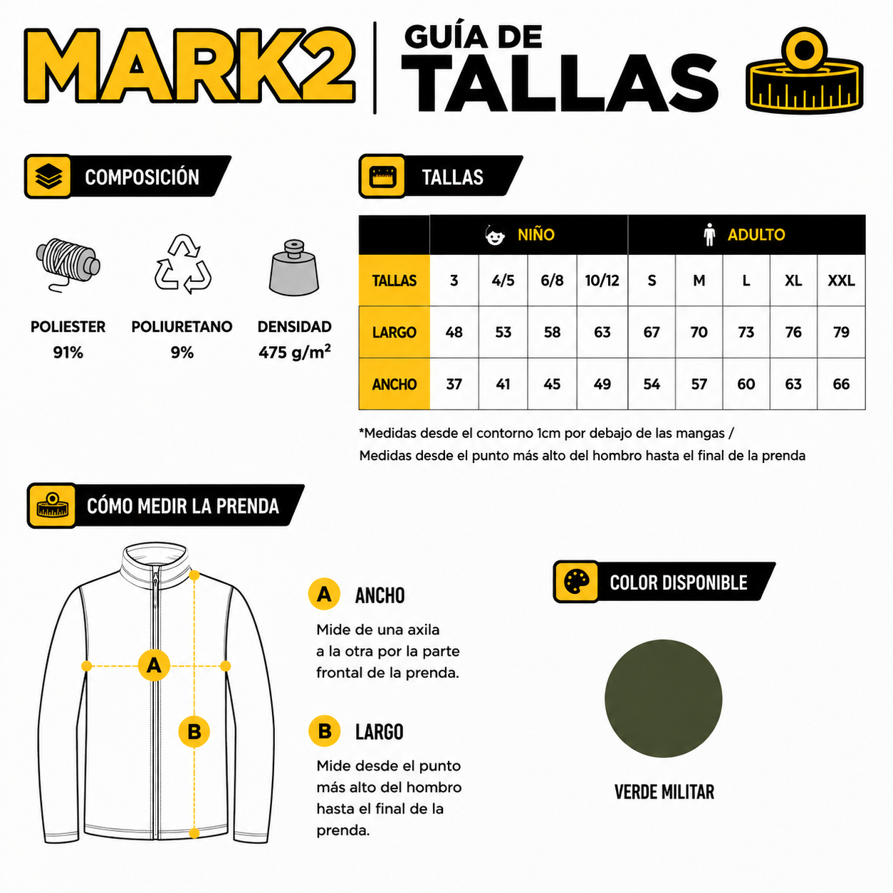 CHAQUETA FORRO POLAR PERSONALIZADA