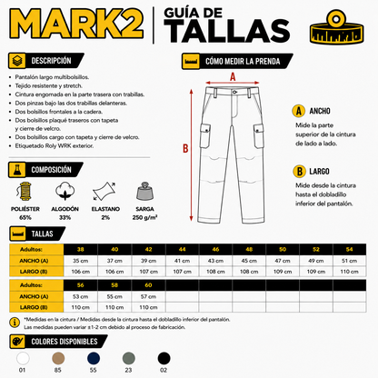 PANTALONS MULTI-POCHES PERSONNALISÉS