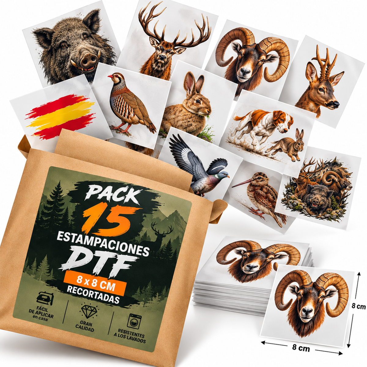 PACK ESTAMPACIONES CAZA