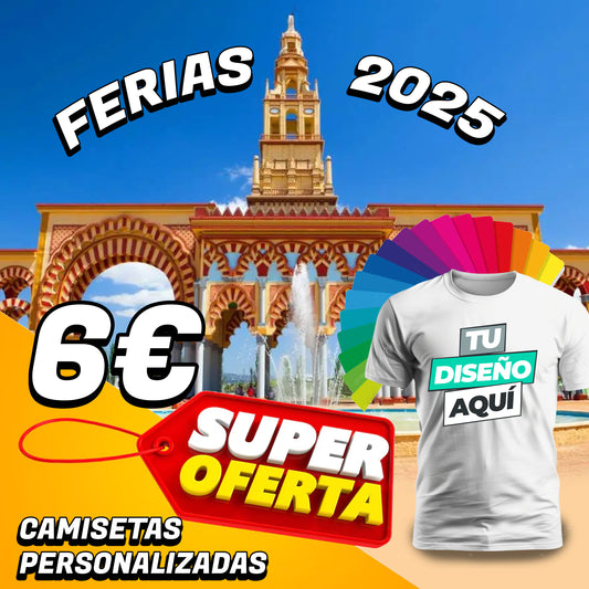 CAMISETAS PERSONALIZADAS FERIAS 2025