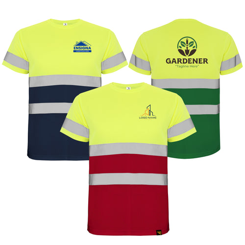 T-SHIRT HAUTE VISIBILITÉ PERSONNALISÉ