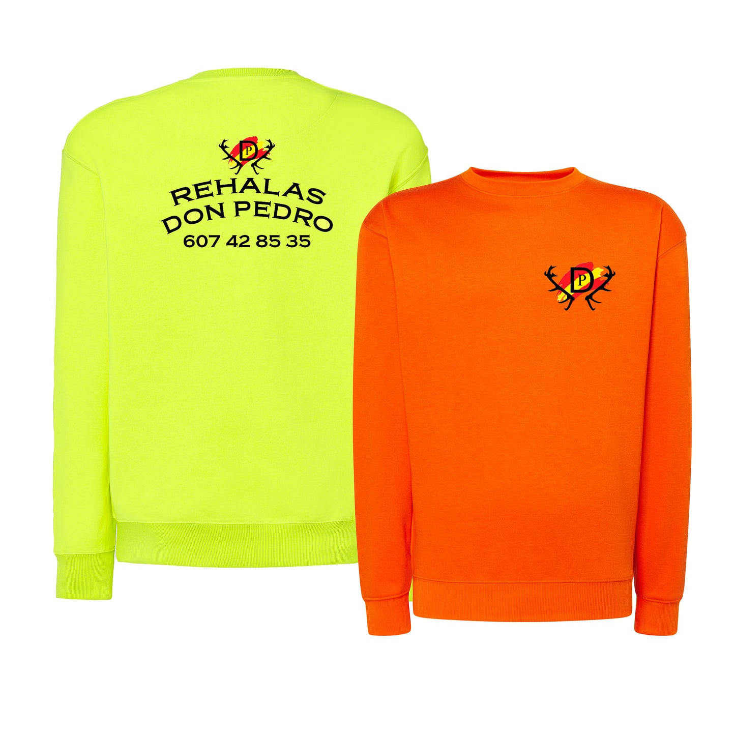 Sudadera Básica Personalizada Fluor