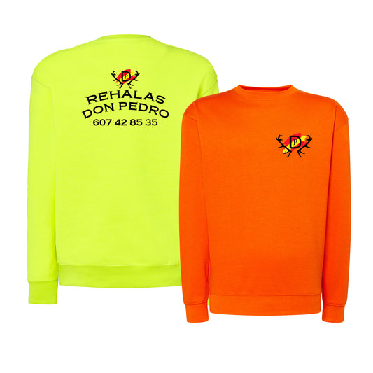 Sudadera Básica Personalizada Fluor