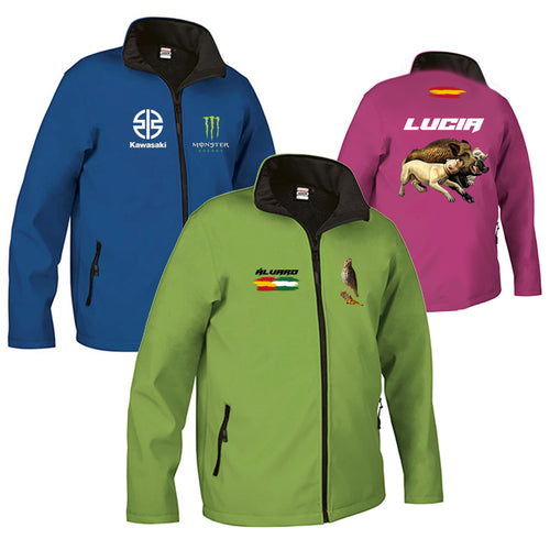 CHAQUETA PEQUE SHOFTSELL PERSONALIZADA NIÑO