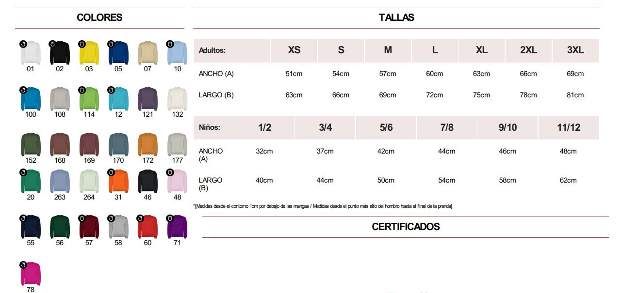 LOTE 10 SUDADERAS PERSONALZIADAS