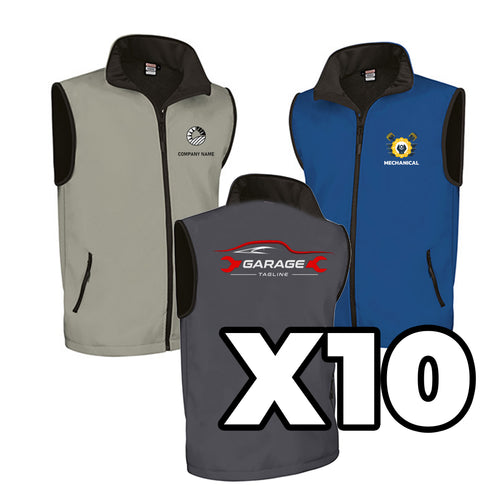 LOS 10 INDIVIDUELL GESTALTETE SOFTSHELL-WESTEN